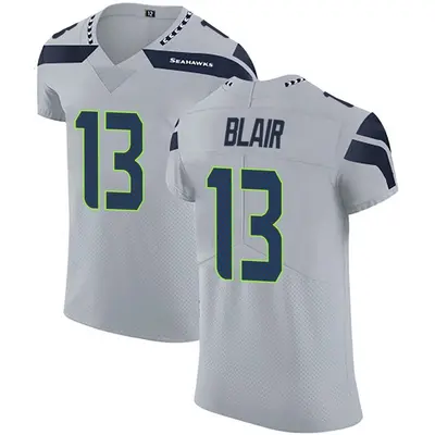 Men's Elite Marquise Blair Seattle Seahawks Gray Alternate Vapor Untouchable Jersey