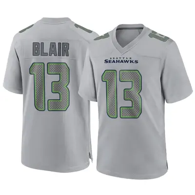 Men's Game Marquise Blair Seattle Seahawks Gray Atmosphere Fashion Jersey