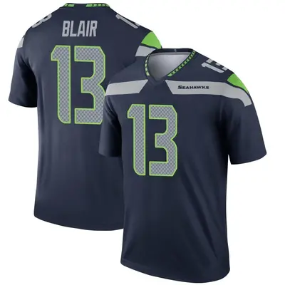 Men's Legend Marquise Blair Seattle Seahawks Navy Jersey