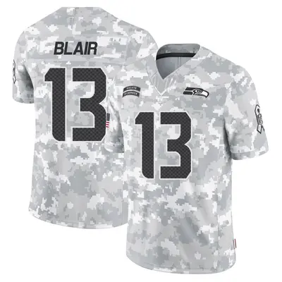 Men's Limited Marquise Blair Seattle Seahawks Arctic Camo 2024 Salute to Service Jersey