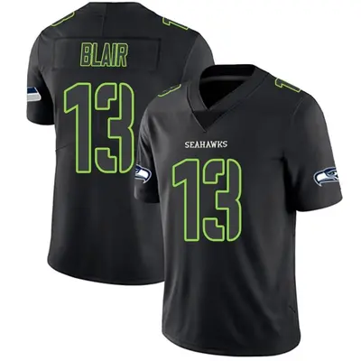 Men's Limited Marquise Blair Seattle Seahawks Black Impact Jersey