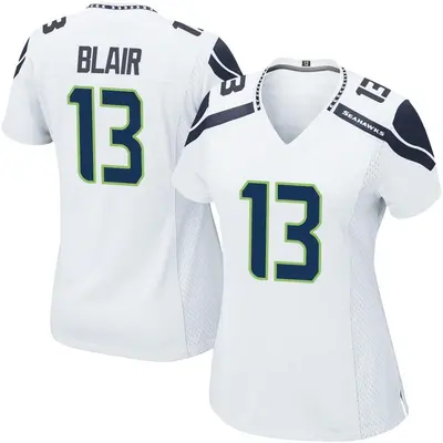 Women's Game Marquise Blair Seattle Seahawks White Jersey