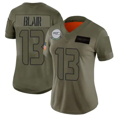 Women's Limited Marquise Blair Seattle Seahawks Camo 2019 Salute to Service Jersey