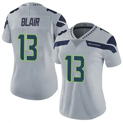 Women's Limited Marquise Blair Seattle Seahawks Gray Alternate Vapor Untouchable Jersey